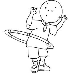 Coloriage Caillou (Personnages de dessins animés) #215126 à imprimer et colorier