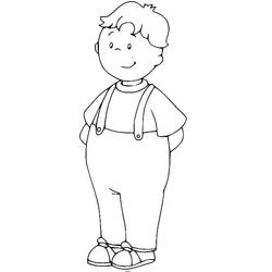 Coloriage Caillou (Personnages de dessins animés) #215151 à imprimer et colorier