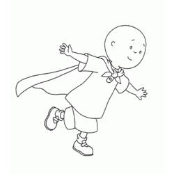 Dessin à colorier: Caillou (Personnages de dessins animés) #36166 - Coloriages à Imprimer Gratuits