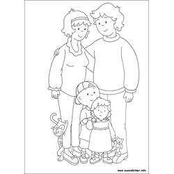 Dessin à colorier: Caillou (Personnages de dessins animés) #36168 - Coloriages à Imprimer Gratuits