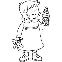 Dessin à colorier: Caillou (Personnages de dessins animés) #36171 - Coloriages à Imprimer Gratuits