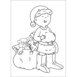 Dessin à colorier: Caillou (Personnages de dessins animés) #36175 - Coloriages à Imprimer Gratuits