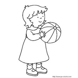 Dessin à colorier: Caillou (Personnages de dessins animés) #36176 - Coloriages à Imprimer Gratuits