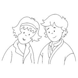 Dessin à colorier: Caillou (Personnages de dessins animés) #36178 - Coloriages à Imprimer Gratuits