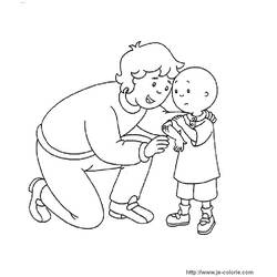 Dessin à colorier: Caillou (Personnages de dessins animés) #36180 - Coloriages à Imprimer Gratuits