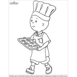 Dessin à colorier: Caillou (Personnages de dessins animés) #36188 - Coloriages à Imprimer Gratuits