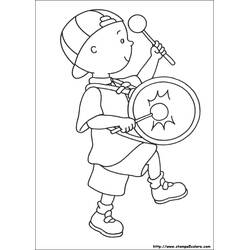Dessin à colorier: Caillou (Personnages de dessins animés) #36191 - Coloriages à Imprimer Gratuits