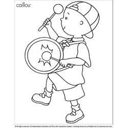 Dessin à colorier: Caillou (Personnages de dessins animés) #36198 - Coloriages à Imprimer Gratuits