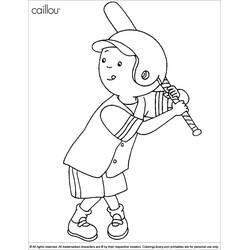 Dessin à colorier: Caillou (Personnages de dessins animés) #36199 - Coloriages à Imprimer Gratuits