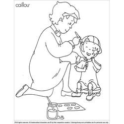 Dessin à colorier: Caillou (Personnages de dessins animés) #36210 - Coloriages à Imprimer Gratuits