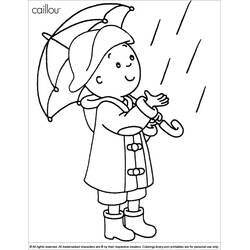 Dessin à colorier: Caillou (Personnages de dessins animés) #36219 - Coloriages à Imprimer Gratuits