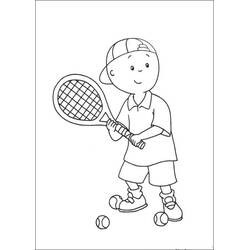 Dessin à colorier: Caillou (Personnages de dessins animés) #36220 - Coloriages à Imprimer Gratuits