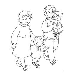 Dessin à colorier: Caillou (Personnages de dessins animés) #36225 - Coloriages à Imprimer Gratuits