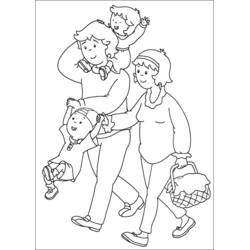 Dessin à colorier: Caillou (Personnages de dessins animés) #36232 - Coloriages à Imprimer Gratuits