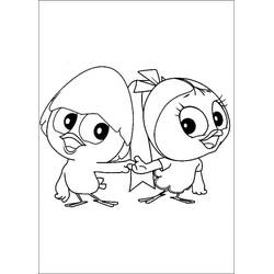 Dessin à colorier: Calimero (Personnages de dessins animés) #202671 - Coloriages à Imprimer Gratuits