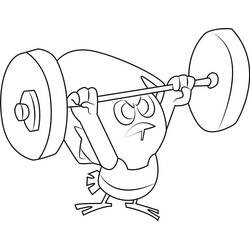 Dessin à colorier: Calimero (Personnages de dessins animés) #202673 - Coloriages à Imprimer Gratuits