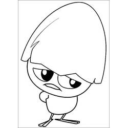 Dessin à colorier: Calimero (Personnages de dessins animés) #202683 - Coloriages à Imprimer Gratuits
