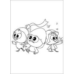 Dessin à colorier: Calimero (Personnages de dessins animés) #202684 - Coloriages à Imprimer Gratuits