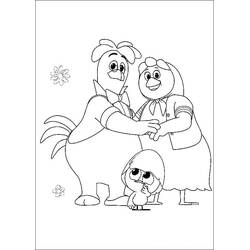 Dessin à colorier: Calimero (Personnages de dessins animés) #202688 - Coloriages à Imprimer Gratuits