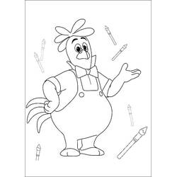 Dessin à colorier: Calimero (Personnages de dessins animés) #202690 - Coloriages à Imprimer Gratuits