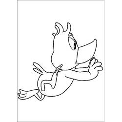 Dessin à colorier: Calimero (Personnages de dessins animés) #202692 - Coloriages à Imprimer Gratuits