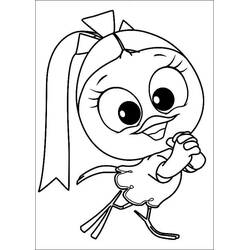 Dessin à colorier: Calimero (Personnages de dessins animés) #202693 - Coloriages à Imprimer Gratuits