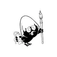 Dessin à colorier: Calimero (Personnages de dessins animés) #35778 - Coloriages à Imprimer Gratuits