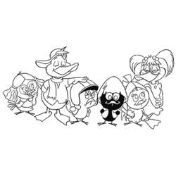 Dessin à colorier: Calimero (Personnages de dessins animés) #35780 - Coloriages à Imprimer Gratuits