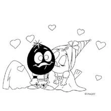 Dessin à colorier: Calimero (Personnages de dessins animés) #35798 - Coloriages à Imprimer Gratuits