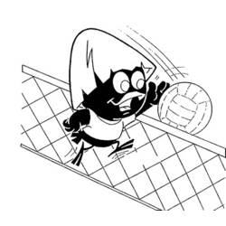 Dessin à colorier: Calimero (Personnages de dessins animés) #35799 - Coloriages à Imprimer Gratuits