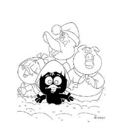 Dessin à colorier: Calimero (Personnages de dessins animés) #35808 - Coloriages à Imprimer Gratuits