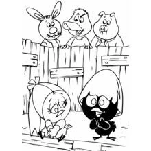 Dessin à colorier: Calimero (Personnages de dessins animés) #35822 - Coloriages à Imprimer Gratuits