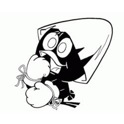 Dessin à colorier: Calimero (Personnages de dessins animés) #35824 - Coloriages à Imprimer Gratuits