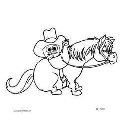 Dessin à colorier: Calimero (Personnages de dessins animés) #35830 - Coloriages à Imprimer Gratuits