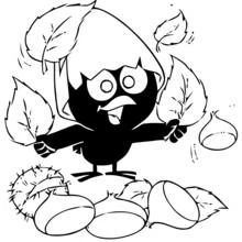 Dessin à colorier: Calimero (Personnages de dessins animés) #35836 - Coloriages à Imprimer Gratuits