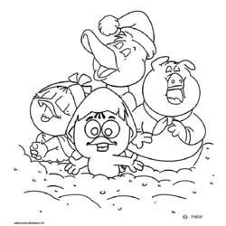 Dessin à colorier: Calimero (Personnages de dessins animés) #35848 - Coloriages à Imprimer Gratuits