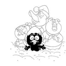 Dessin à colorier: Calimero (Personnages de dessins animés) #35850 - Coloriages à Imprimer Gratuits