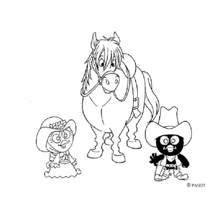 Dessin à colorier: Calimero (Personnages de dessins animés) #35855 - Coloriages à Imprimer Gratuits