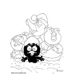 Dessin à colorier: Calimero (Personnages de dessins animés) #35864 - Coloriages à Imprimer Gratuits