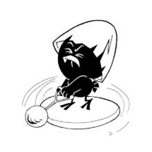 Dessin à colorier: Calimero (Personnages de dessins animés) #35885 - Coloriages à Imprimer Gratuits
