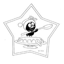Dessin à colorier: Calimero (Personnages de dessins animés) #35900 - Coloriages à Imprimer Gratuits