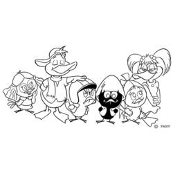 Dessin à colorier: Calimero (Personnages de dessins animés) #35977 - Coloriages à Imprimer Gratuits