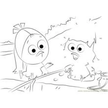 Dessin à colorier: Calimero (Personnages de dessins animés) #36033 - Coloriages à Imprimer Gratuits