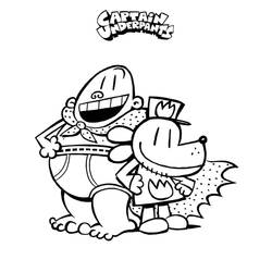 Dessin à colorier: Capitaine Bobette (Personnages de dessins animés) #209721 - Coloriages à Imprimer Gratuits