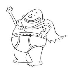 Dessin à colorier: Capitaine Bobette (Personnages de dessins animés) #209723 - Coloriages à Imprimer Gratuits
