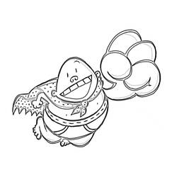 Dessin à colorier: Capitaine Bobette (Personnages de dessins animés) #209743 - Coloriages à Imprimer Gratuits