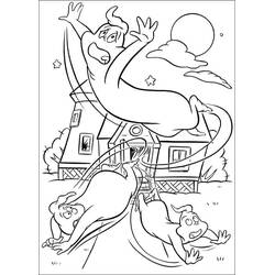 Dessin à colorier: Casper (Personnages de dessins animés) #203170 - Coloriages à Imprimer Gratuits