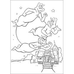 Dessin à colorier: Casper (Personnages de dessins animés) #203174 - Coloriages à Imprimer Gratuits
