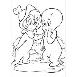 Dessin à colorier: Casper (Personnages de dessins animés) #203177 - Coloriages à Imprimer Gratuits