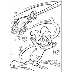 Dessin à colorier: Casper (Personnages de dessins animés) #203178 - Coloriages à Imprimer Gratuits